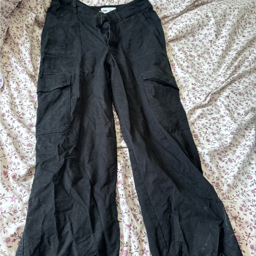TNA Charcoal Utility Pants